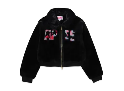 A BATHING APE Fleece Jacket "Black"
