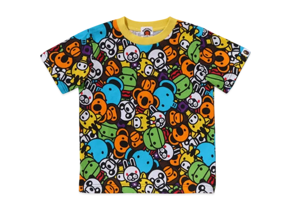 A BATHING APE Milo All Friends Tee "Multi"