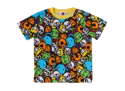A BATHING APE Milo All Friends Tee "Multi"