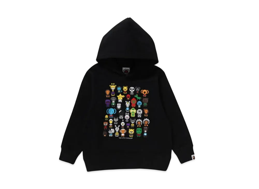 A BATHING APE A To Z Pullover Hoodie "Black"