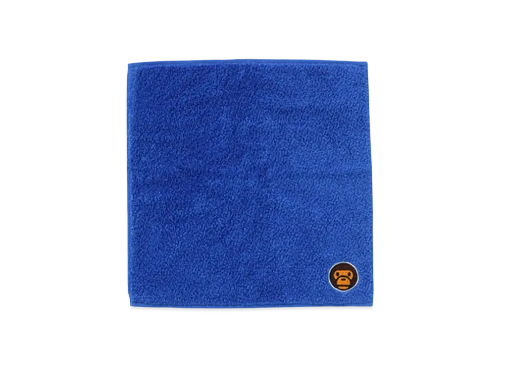 A BATHING APE Baby Milo Hand Towel "Blue"