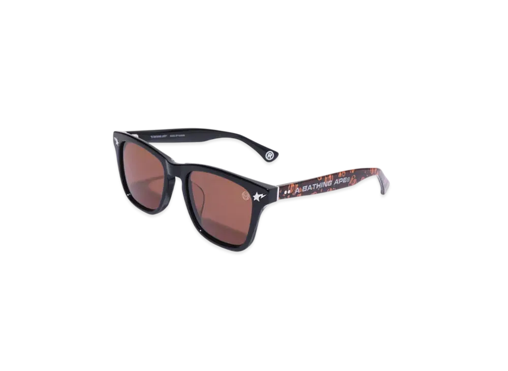A BATHING APE Milo Sunglasses "Brown"
