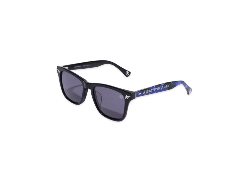 A BATHING APE Milo Sunglasses "Blue"