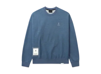 A BATHING APE Bape Black Embroidery Indigo Sweatshirt "Indigo"