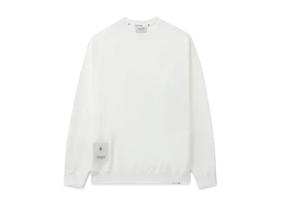 A BATHING APE Bape Black Embroidery Sweatshirt "Ivory"