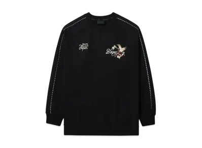A BATHING APE Bape Black Embroidery Sweatshirt "Black"
