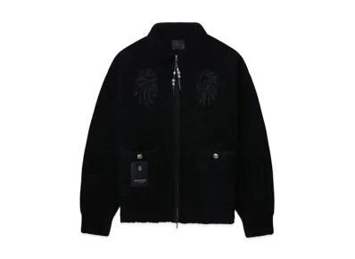 A BATHING APE Bape Black Zipped Cardigan "Black"