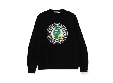 A BATHING APE Crewneck Sweatshirt "Black"