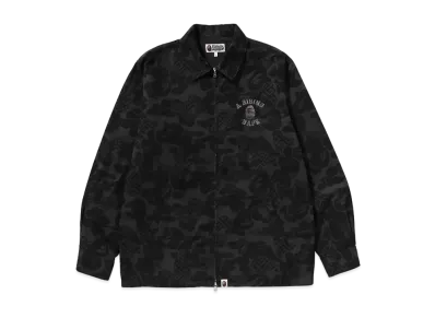 A BATHING APE Asia Camo Zip Jacket "Black"