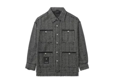 A BATHING APE Bape Black Checker Shirt Jacket "Black"