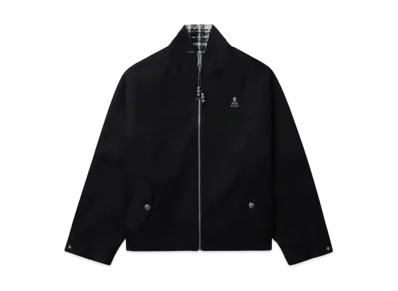 A BATHING APE Bape Black Reversible Harrington Jacket "Black"