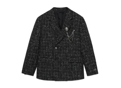 A BATHING APE Bape Black Double Breasted Tailored Jacket "Black"