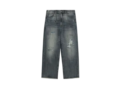 A BATHING APE Bape Black Tinted Jeans "Indigo"
