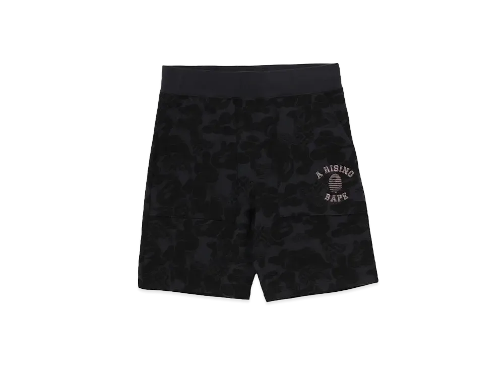A BATHING APE Asia Camo Sweat Shorts "Black"