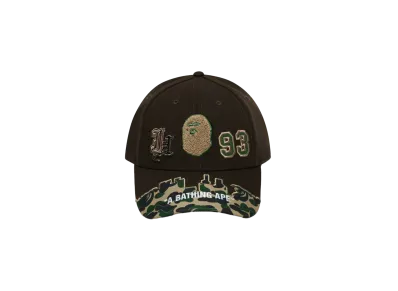 A BATHING APE x Jeff Hamilton Abc Camo Multi Logo Cotton Twill Cap "Brown"