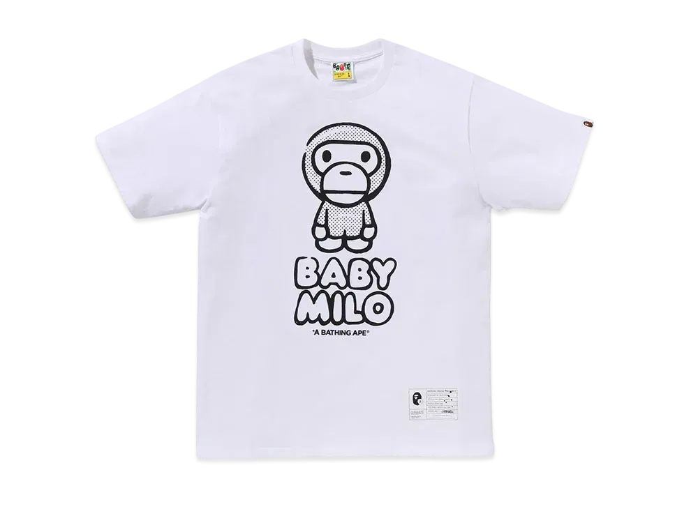 A BATHING APE x Joshua Vides Baby Milo Tee "White"