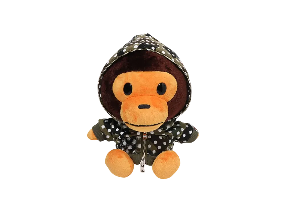 A BATHING APE x Joshua Vides Shark Baby Milo Plush Doll 35cm "Green"