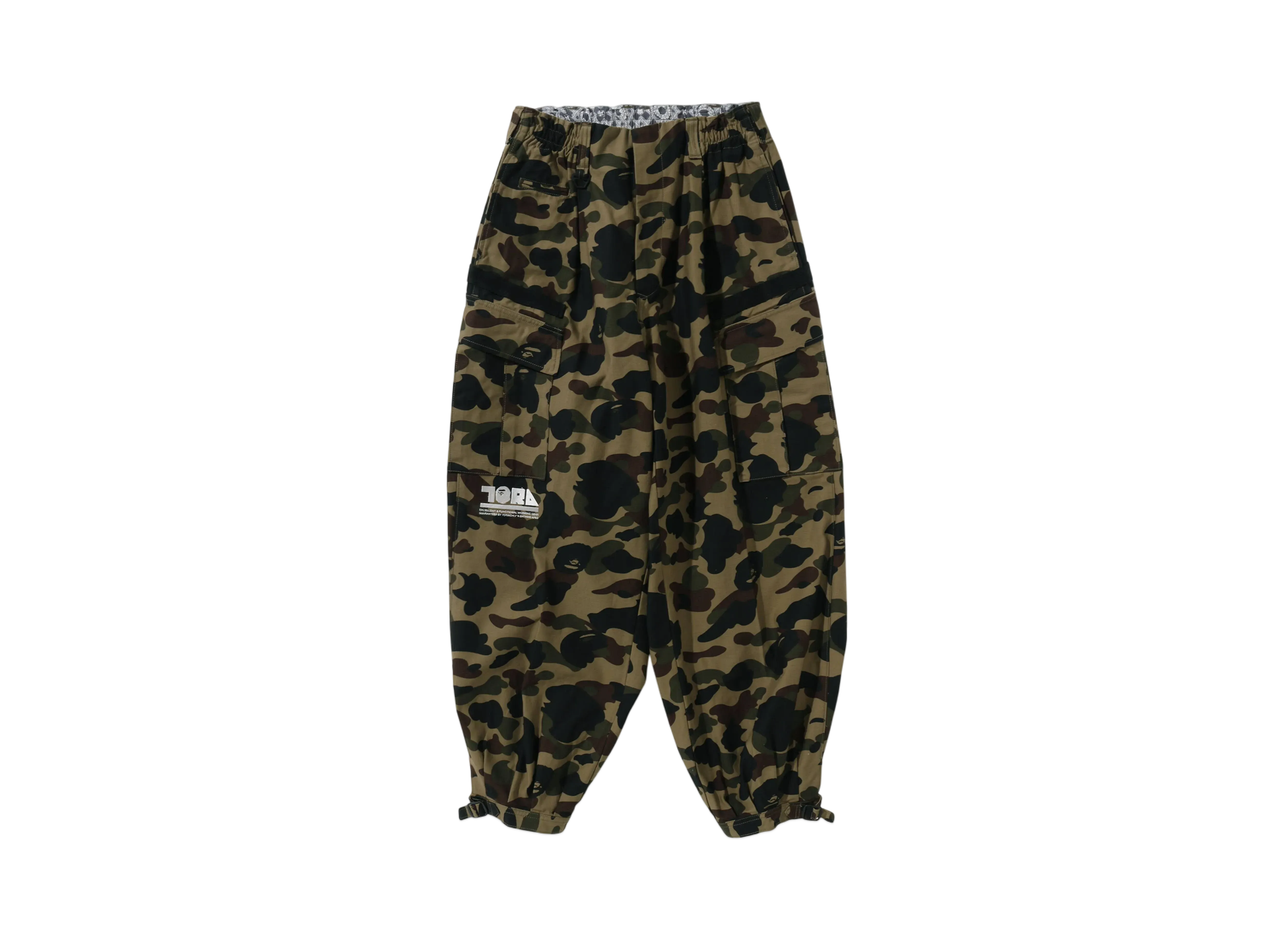 アベイシングエイプ　NIGO期 トライバルカモ　リップストップパンツ　APE ☆APE エイプ 初期 トライバルカモ ショートパンツ ハーフパンツ