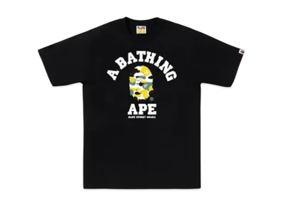 A BATHING APE Bape Store Osaka Camo College Tee "Black"