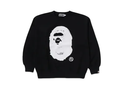 A BATHING APE x JOSHUA VIDES Ape Head Crewneck "Black"