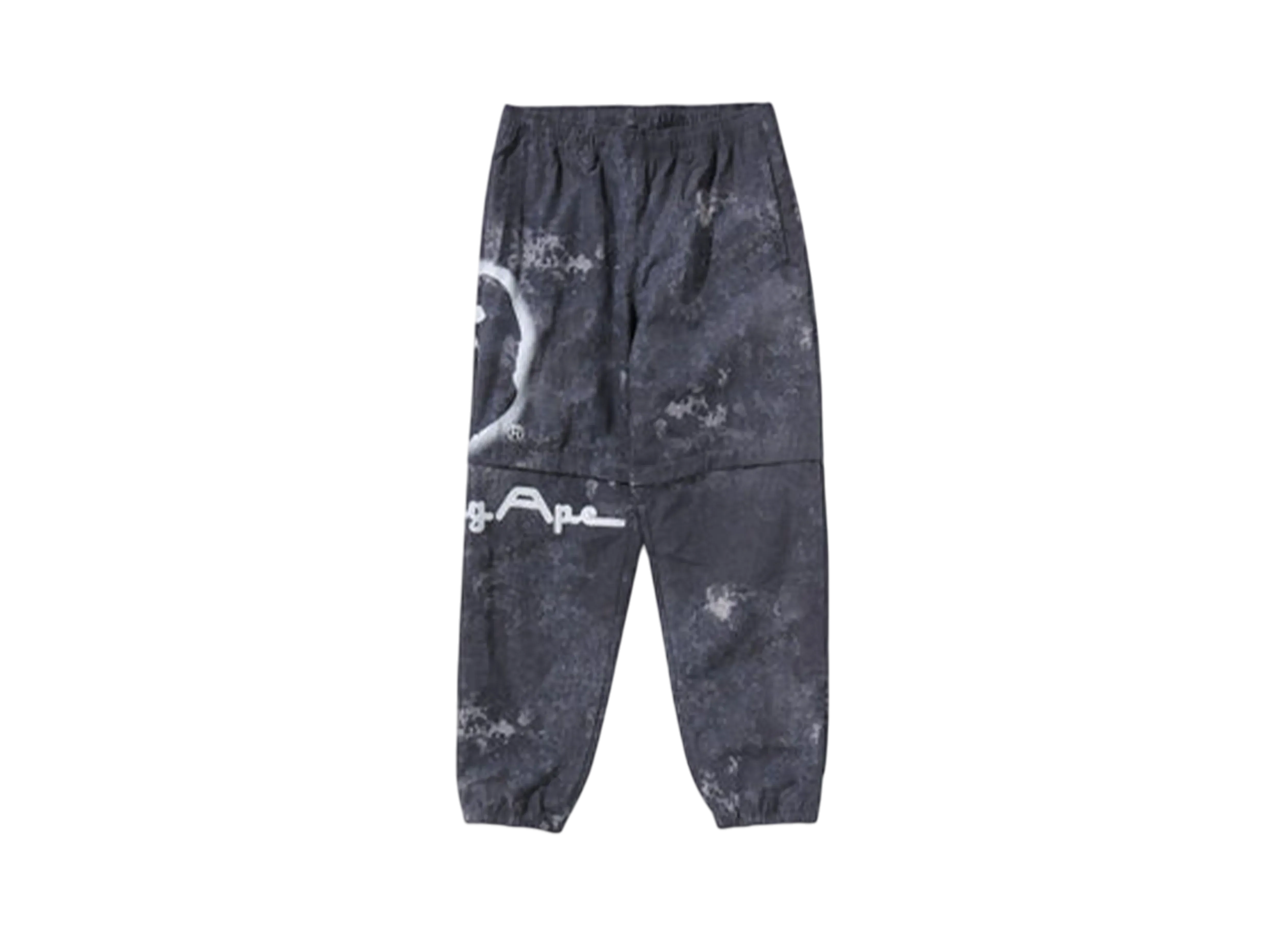 A BATHING APE Detachable Pants "Charcoal"