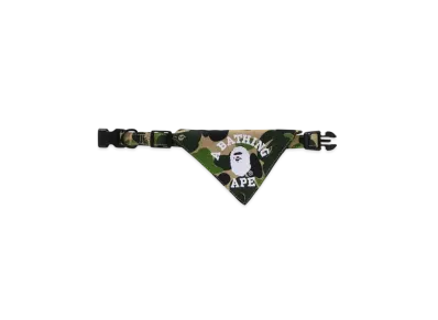 A BATHING APE Abc Camo Dog Bandana M "Green"
