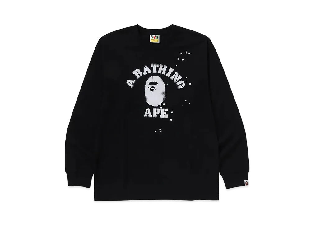 A BATHING APE x JOSHUA VIDES College L/S Tee "Black"