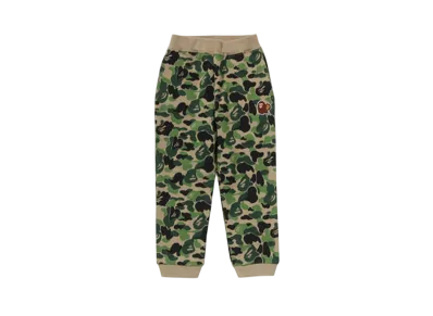 A BATHING APE Abc Camo Ape & Milo One Point Sweat Pants "Green"