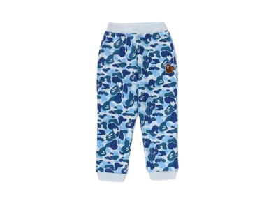 A BATHING APE Abc Camo Ape & Milo One Point Sweat Pants "Blue"