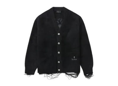 A BATHING APE Bape Black Logo Cardigan "Black"