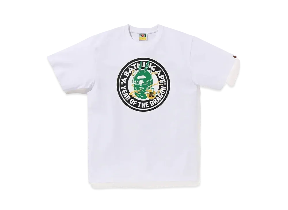 A BATHING APE Year Of The Dragon Tee "White"