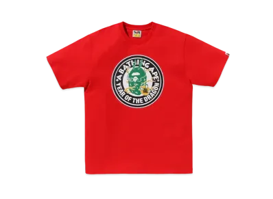 A BATHING APE Year Of The Dragon Tee "Red"