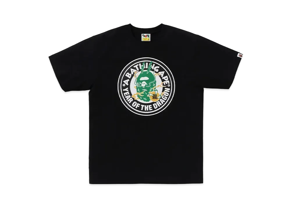 A BATHING APE Year Of The Dragon Tee "Black"