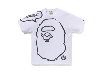 A BATHING APE x JOSHUA VIDES Ape Head Tee "White"