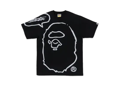 A BATHING APE x JOSHUA VIDES Ape Head Tee "Black"
