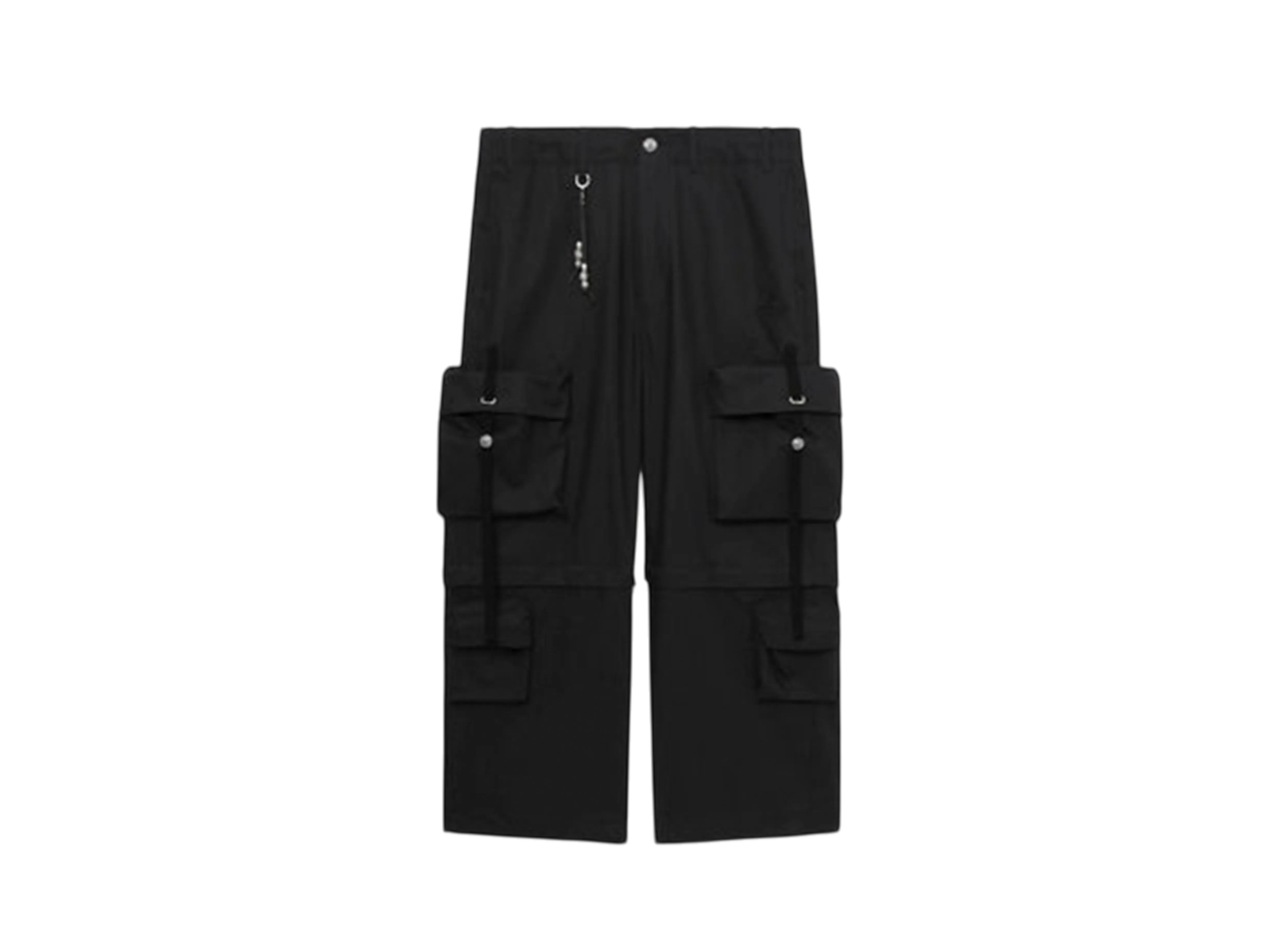 A BATHING APE Bape Black Wide Cargo Pants "Black"