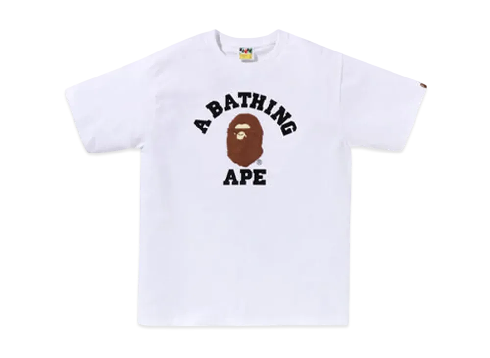A BATHING APE Boa College Tee Bapec Special Preorder "White"