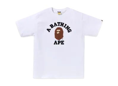 A BATHING APE Boa College Tee Bapec Special Preorder "White"