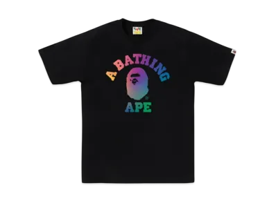 A BATHING APE College Gradation Tee Bapec Special Preorder "Black"