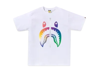 A BATHING APE Gradation Shark Tee Bapec Special Preorder "White"