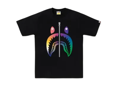 A BATHING APE Gradation Shark Tee Bapec Special Preorder "Black"