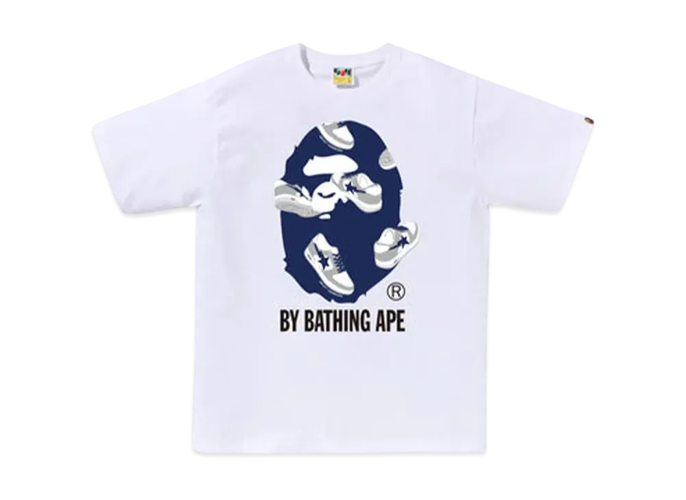A BATHING APE Random Bape Sta By Bathing Ape Tee Bapec Special Preorder "White"