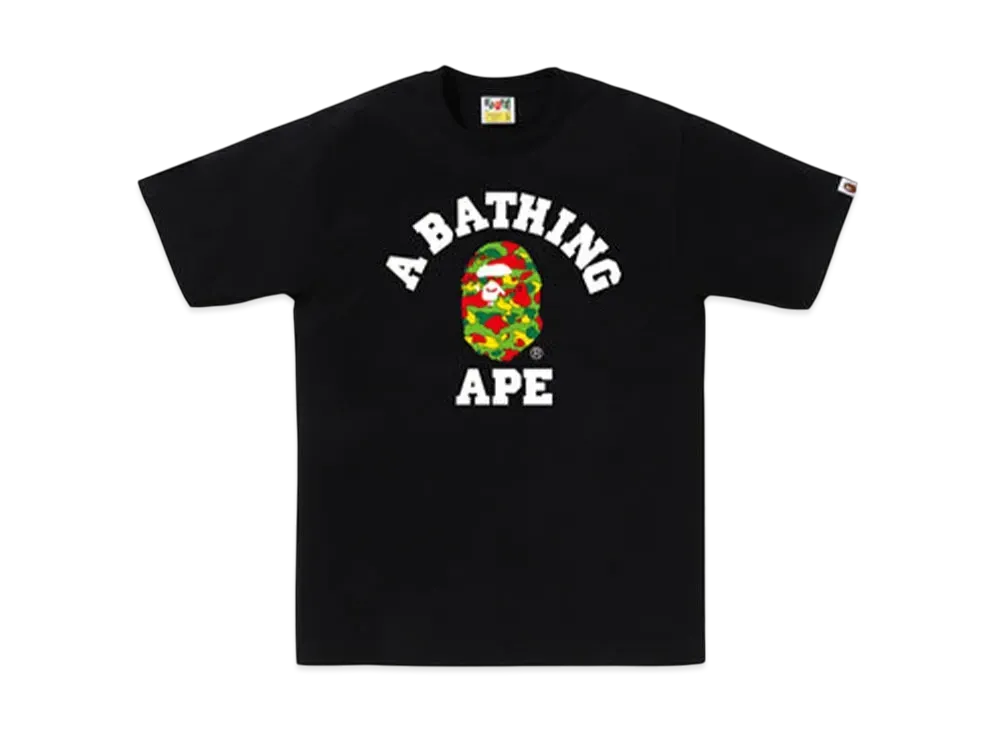 A BATHING APE Sta Camo College Tee Bapec Special Preorder "Black"
