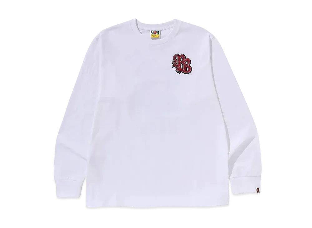 A BATHING APE Year Of Snake Ls Tee "White"