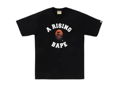A BATHING APE A Rising Bape Tee "Black"
