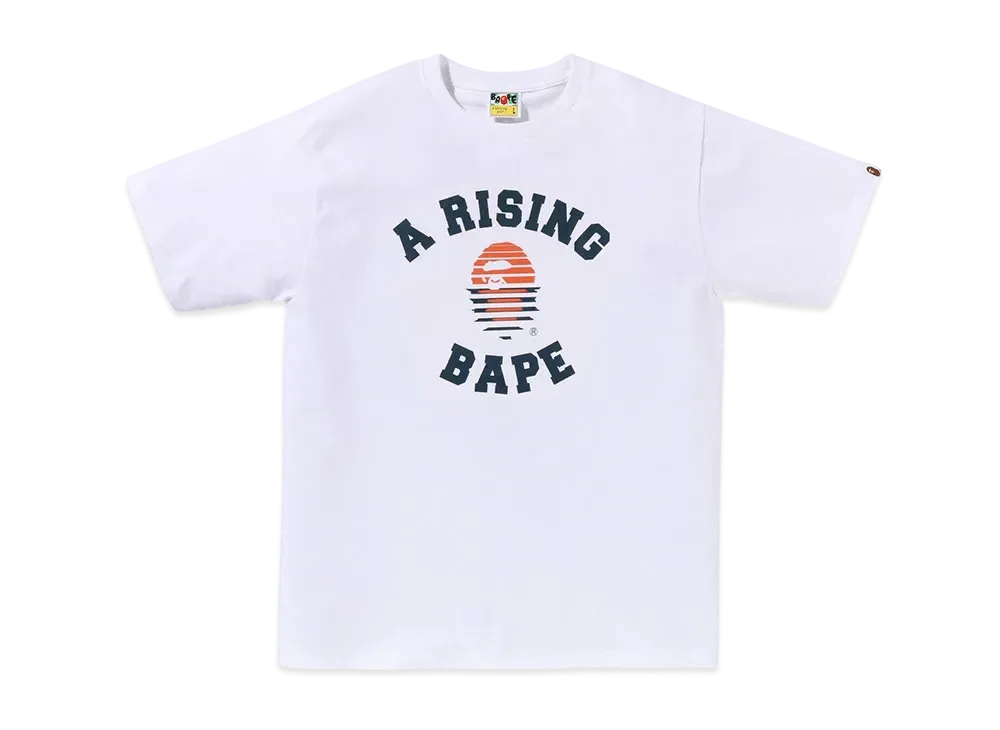 A BATHING APE A Rising Bape Tee "White"