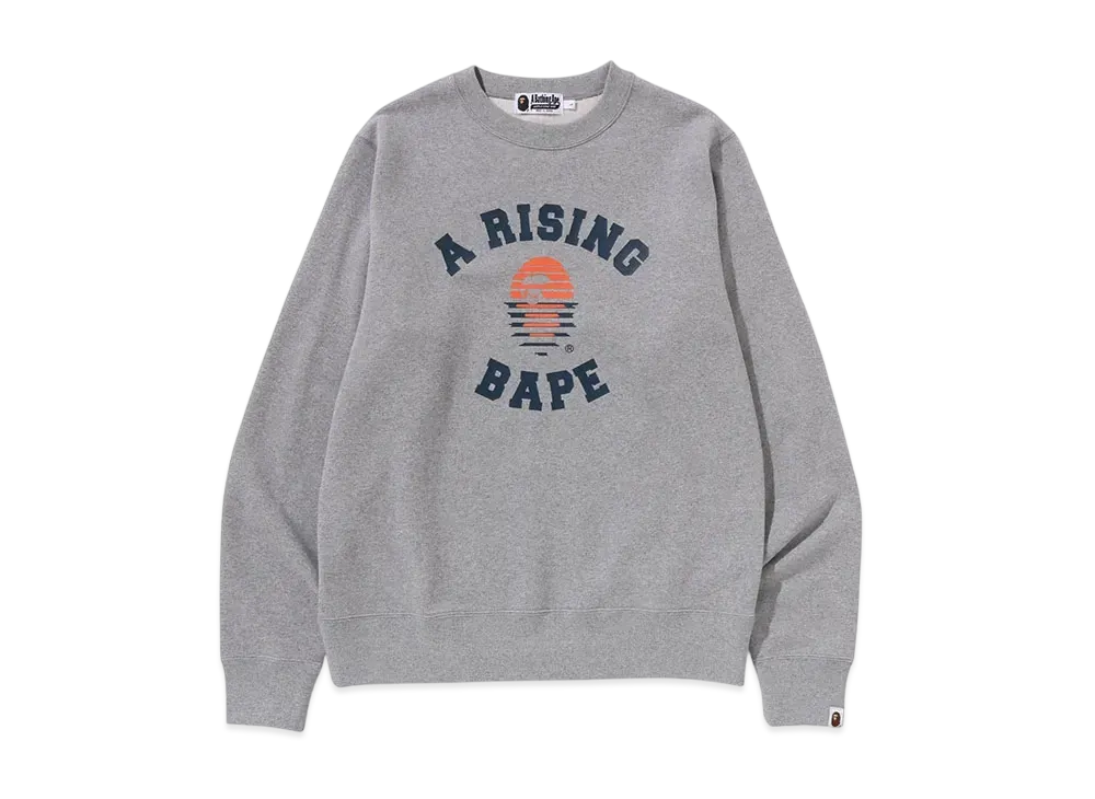 A BATHING APE A Rising Bape Sweatshirt "Gray"