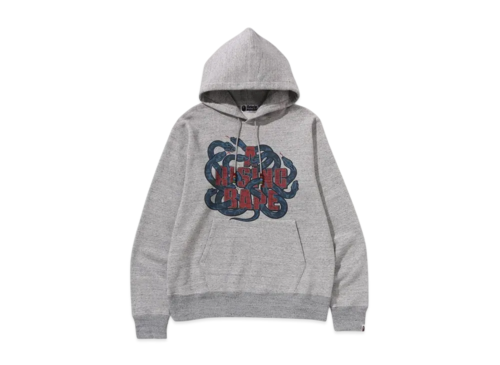 A BATHING APE Year Of Snake Pullover Hoodie "Gray"