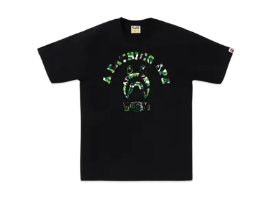 A BATHING APE Bape Store Chengdu Shark College Tee "Black"