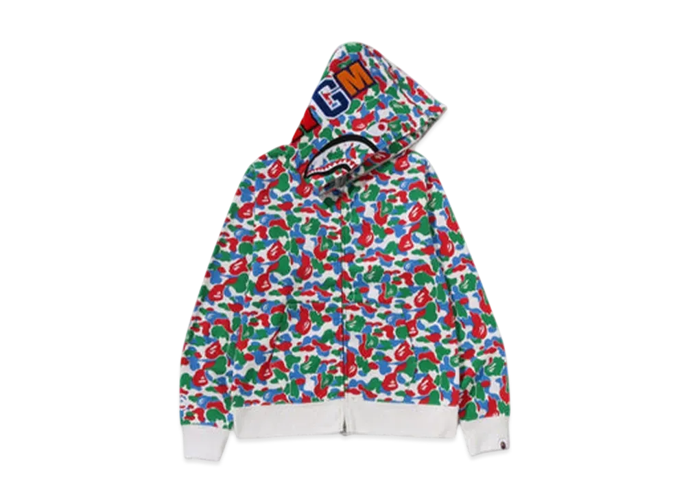 A BATHING APE Bape Store Qingdao Separate Shark Full Zip Hoodie "Multi"